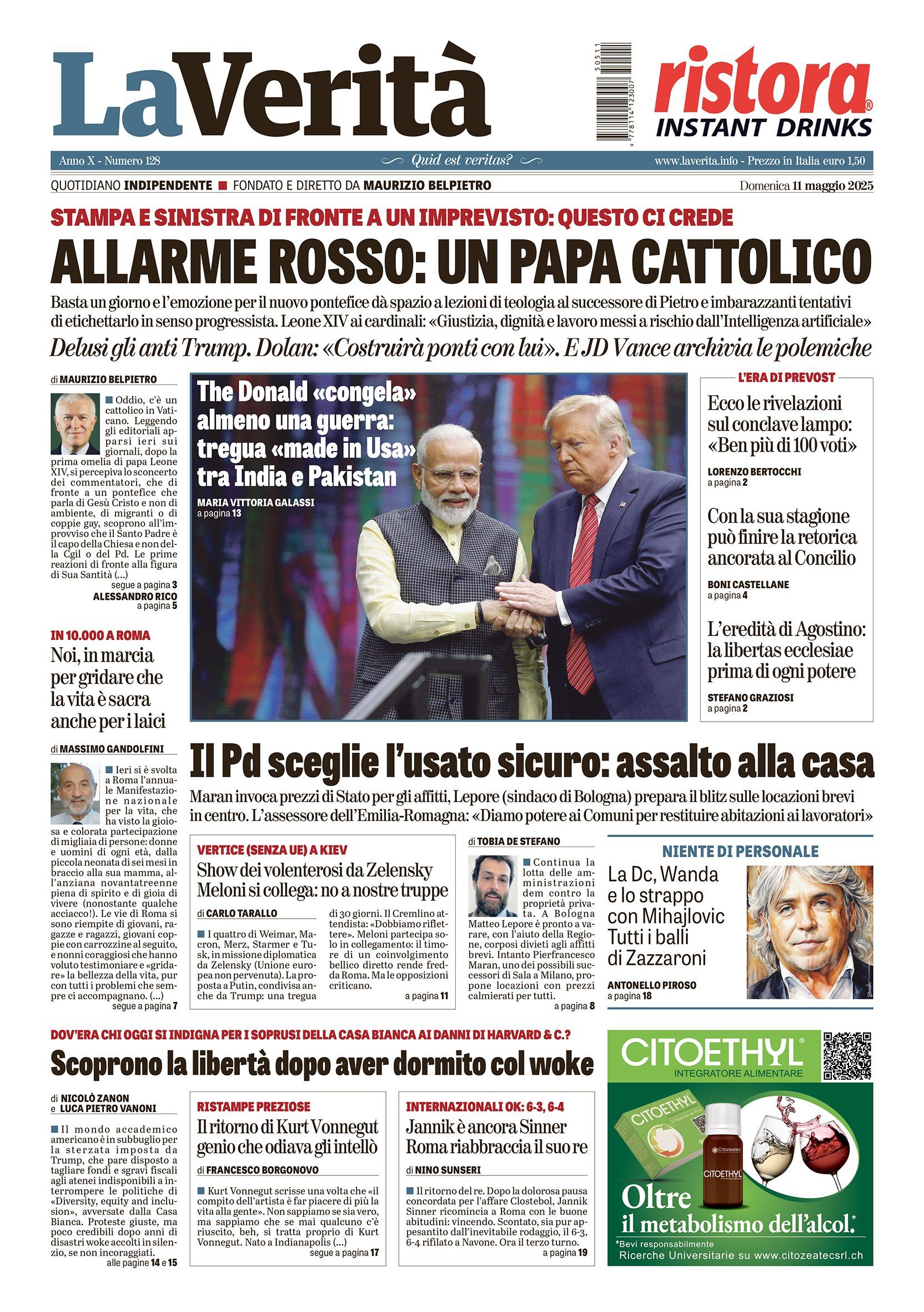 Oggi in edicola