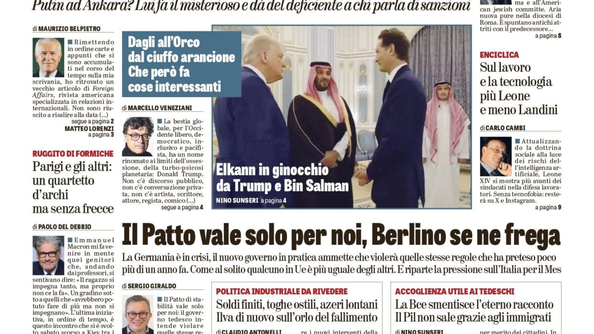 Oggi in edicola