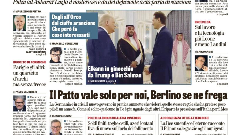 Oggi in edicola
