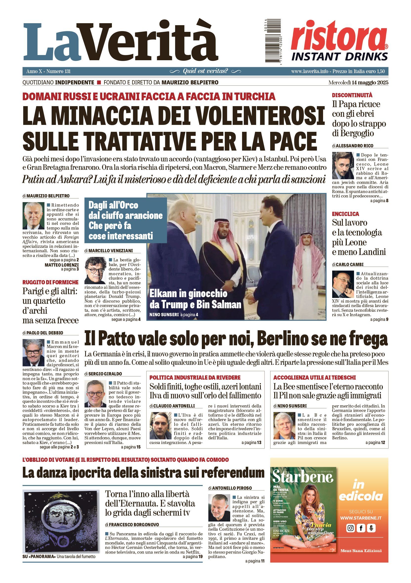 Oggi in edicola
