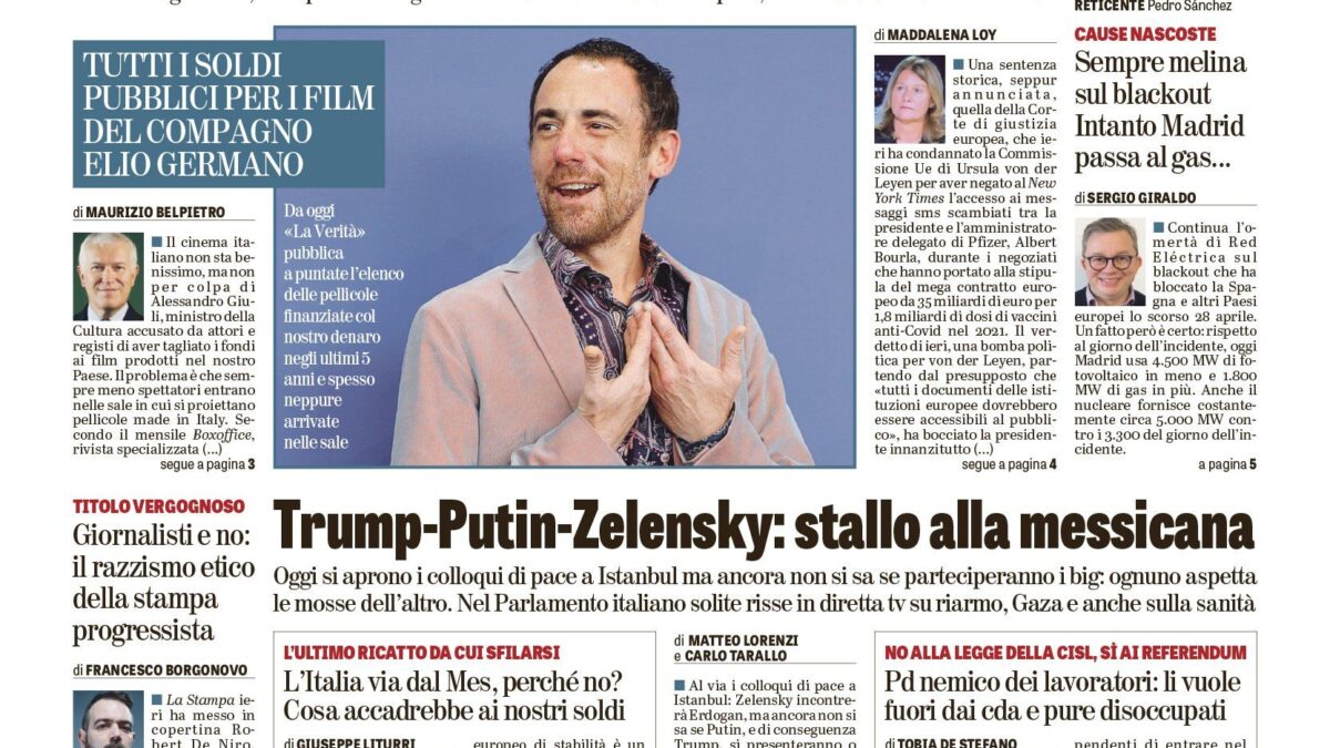 Oggi in edicola