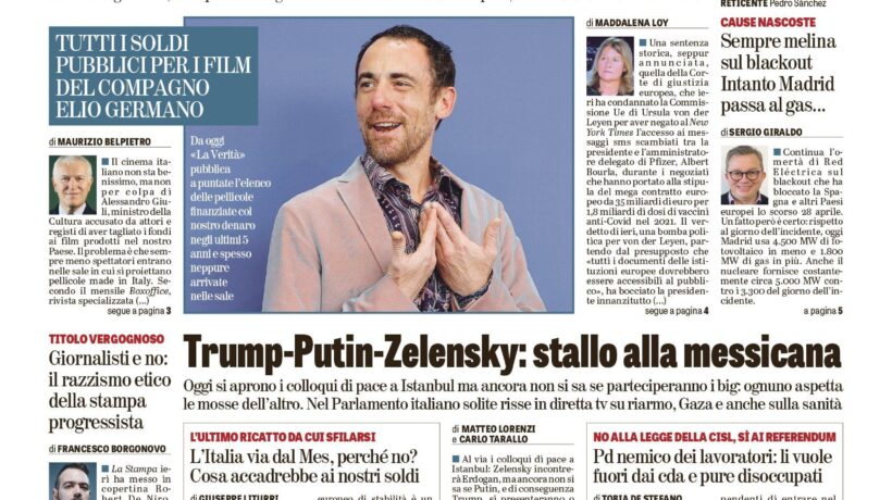 Oggi in edicola