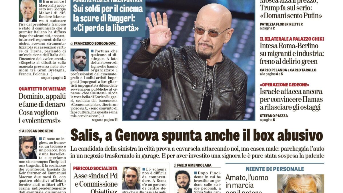 Oggi in edicola
