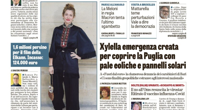 Oggi in edicola