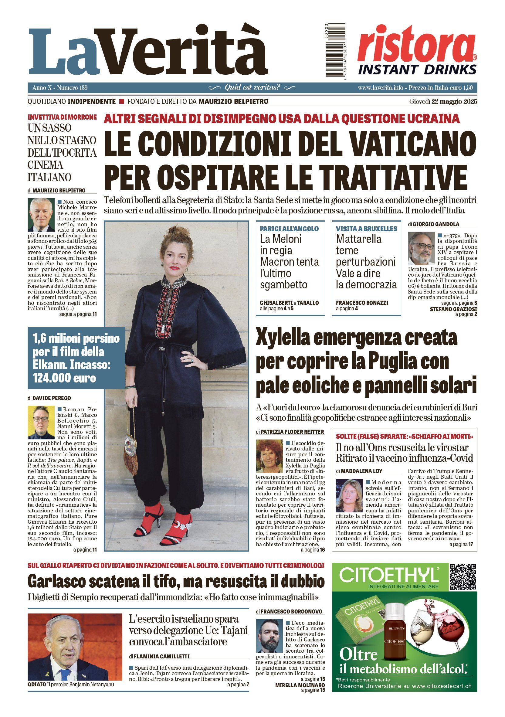 Oggi in edicola