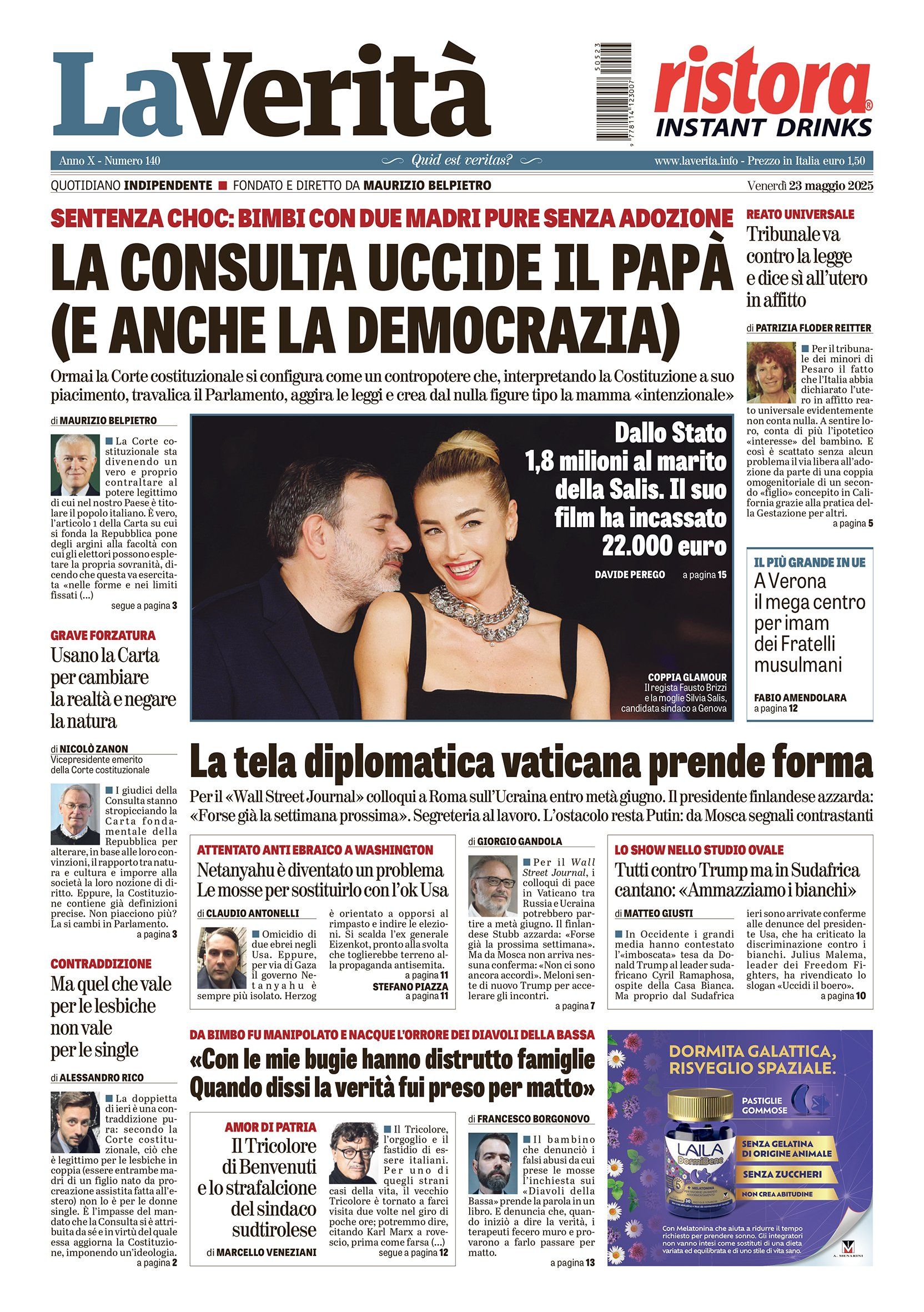 Oggi in edicola