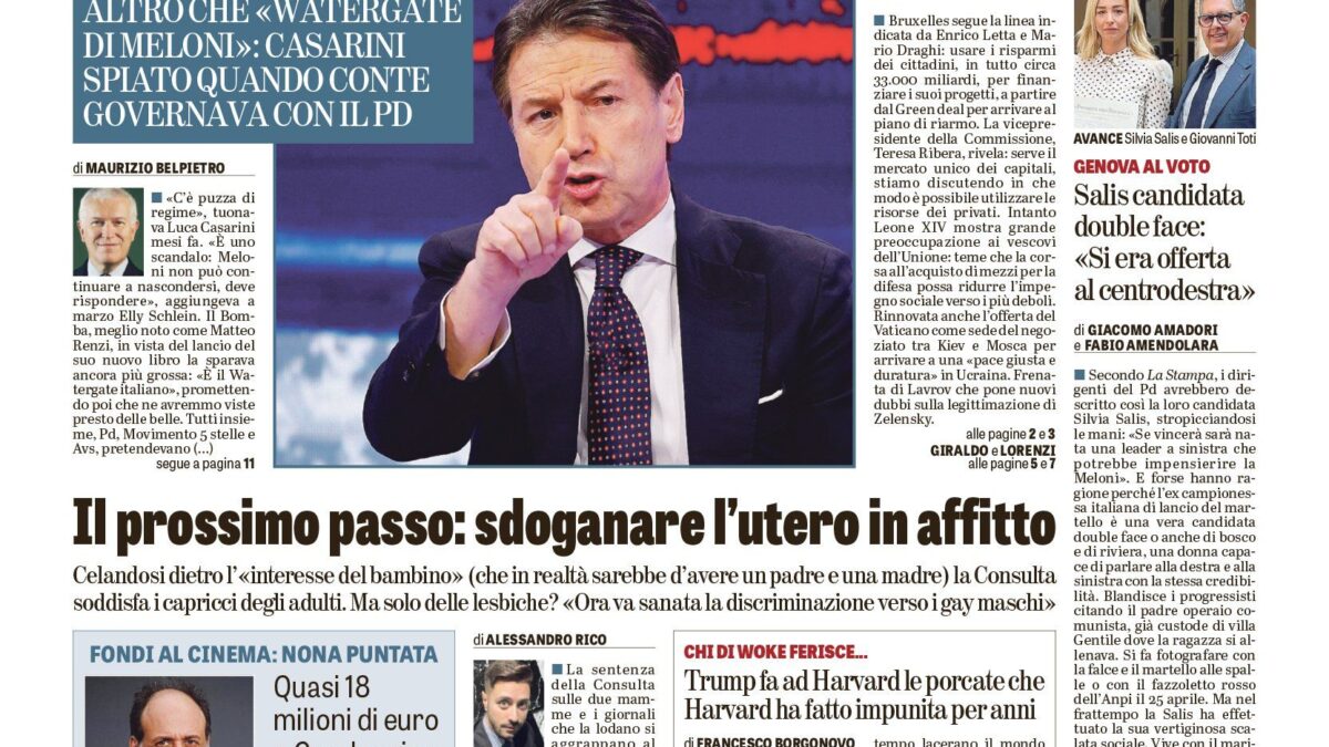 Oggi in edicola