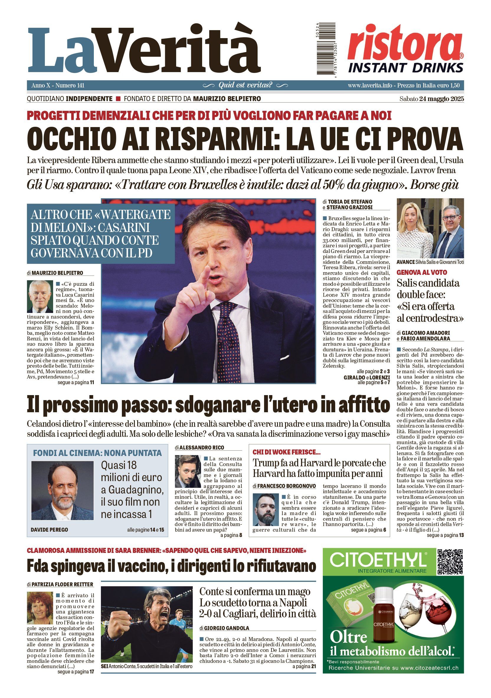 Oggi in edicola