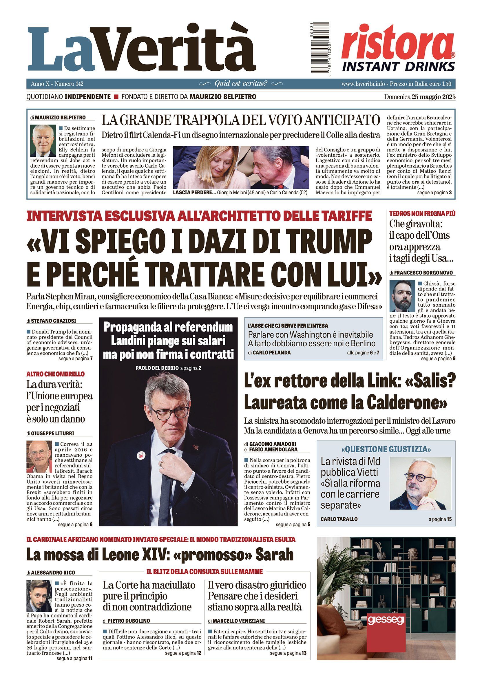 Oggi in edicola