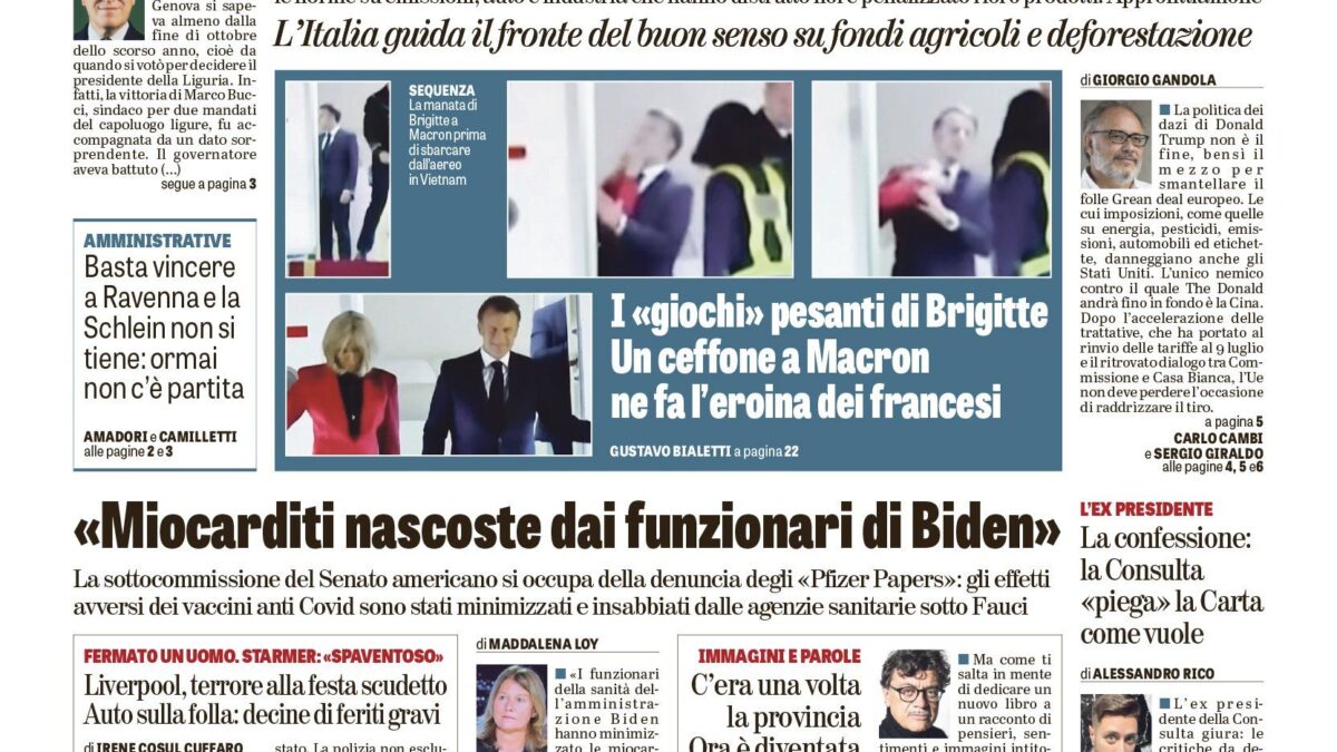 Oggi in edicola