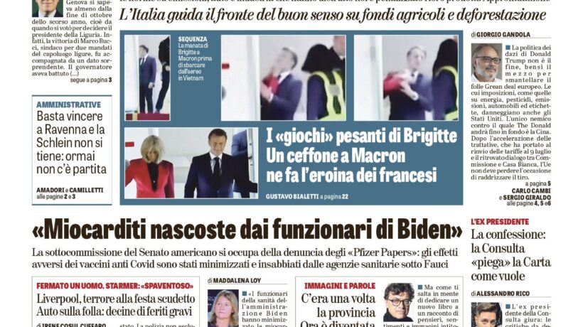 Oggi in edicola