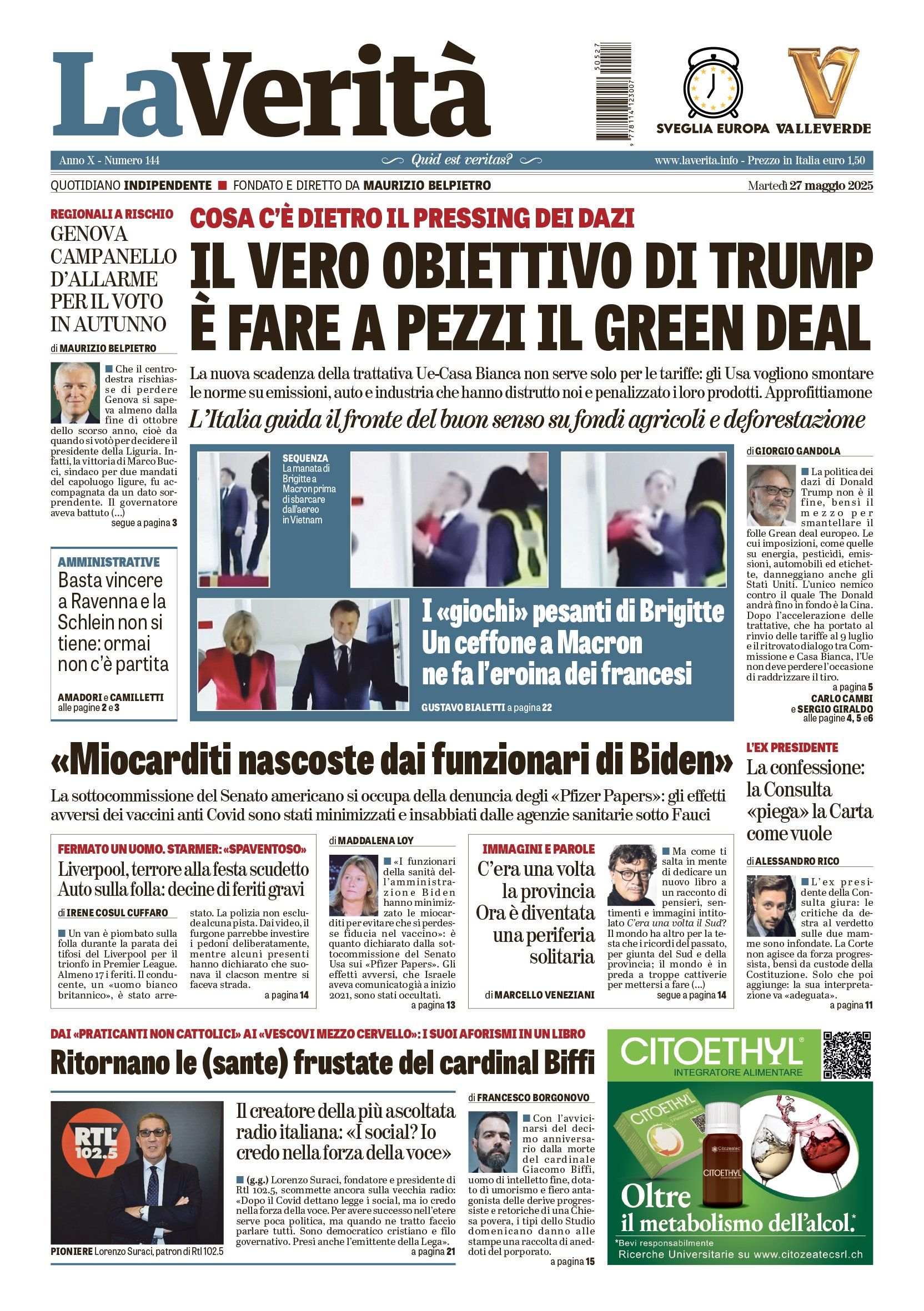 Oggi in edicola