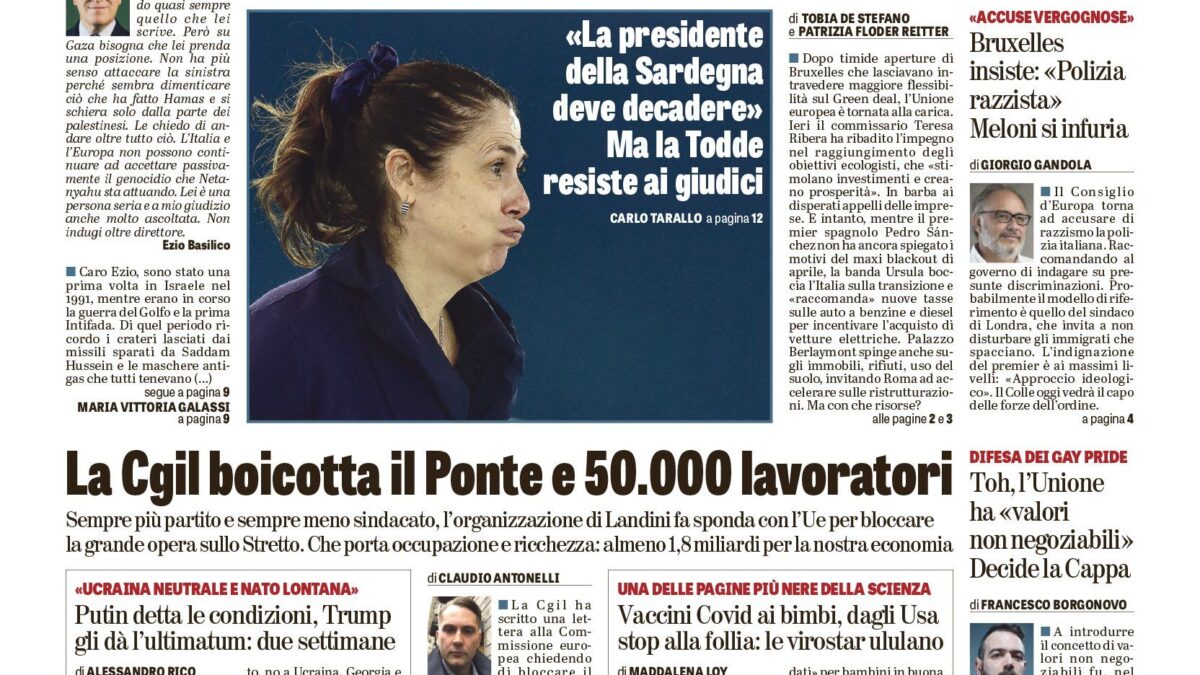 Oggi in edicola