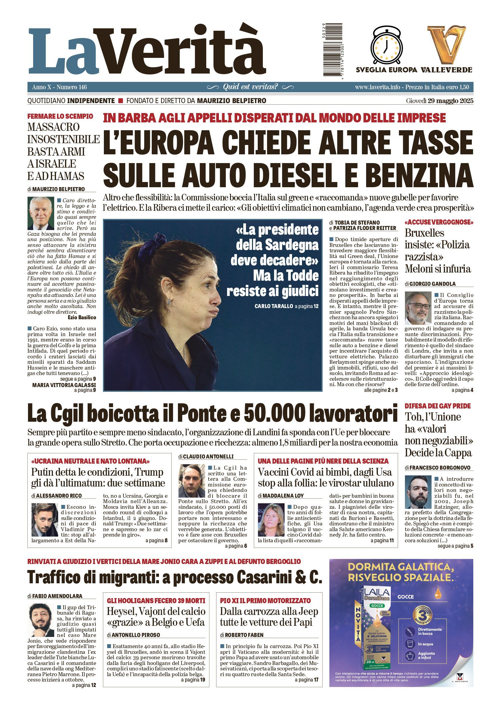 Oggi in edicola