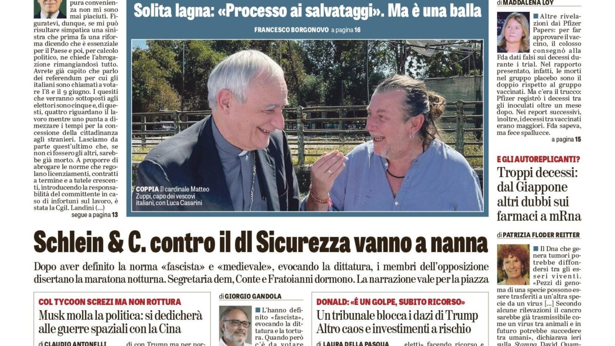 Oggi in edicola