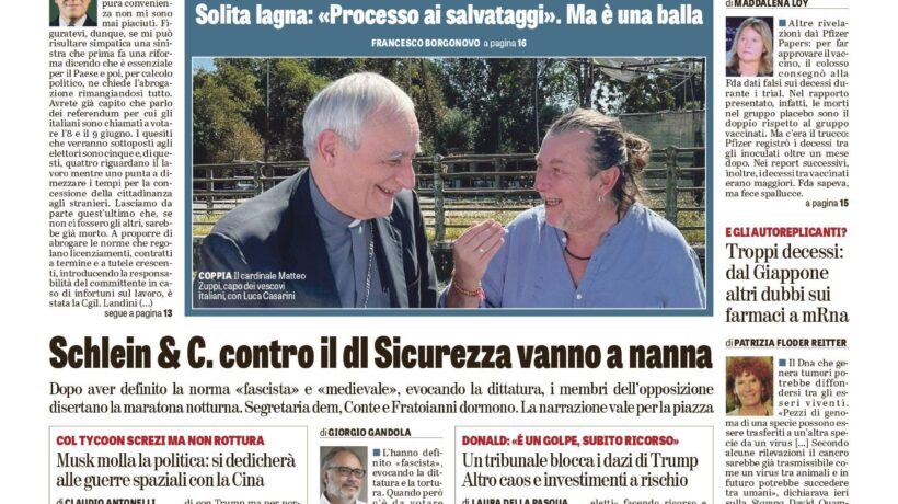 Oggi in edicola