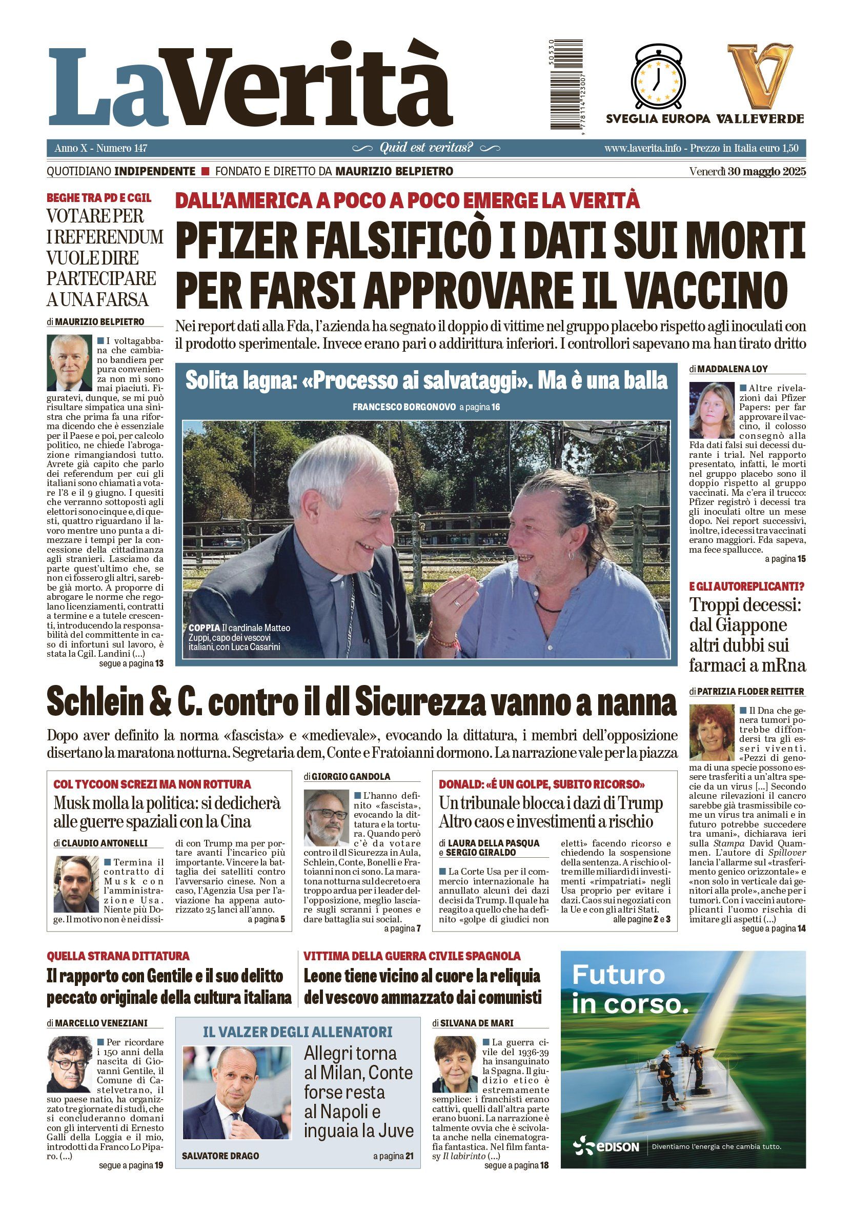 Oggi in edicola