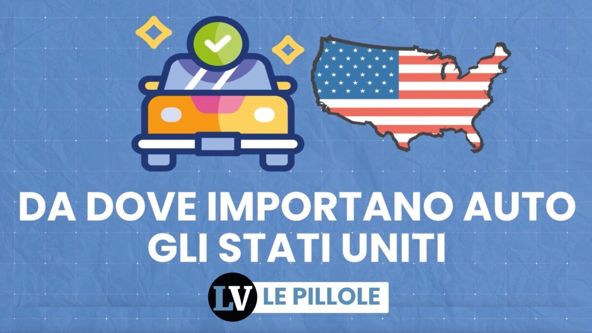 Da dove importano auto gli Stati Uniti