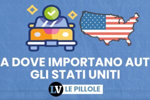 Da dove importano auto gli Stati Uniti