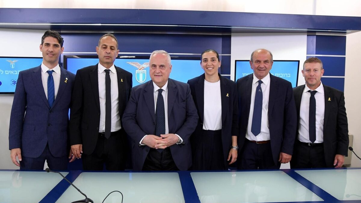 Lazio e Maccabi Israel insieme contro odio e discriminazione