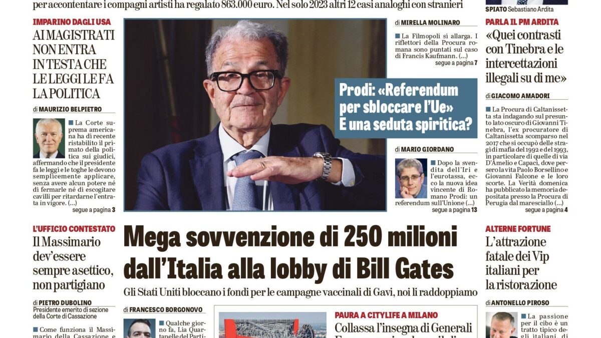Oggi in edicola