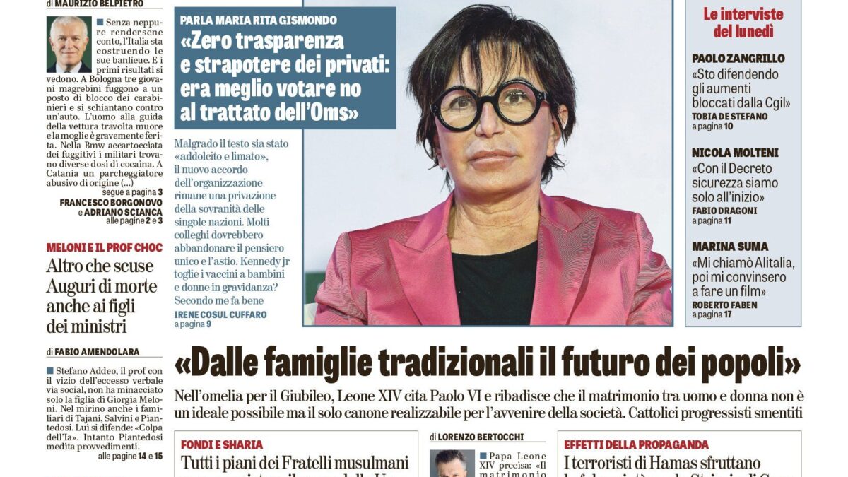 Oggi in edicola