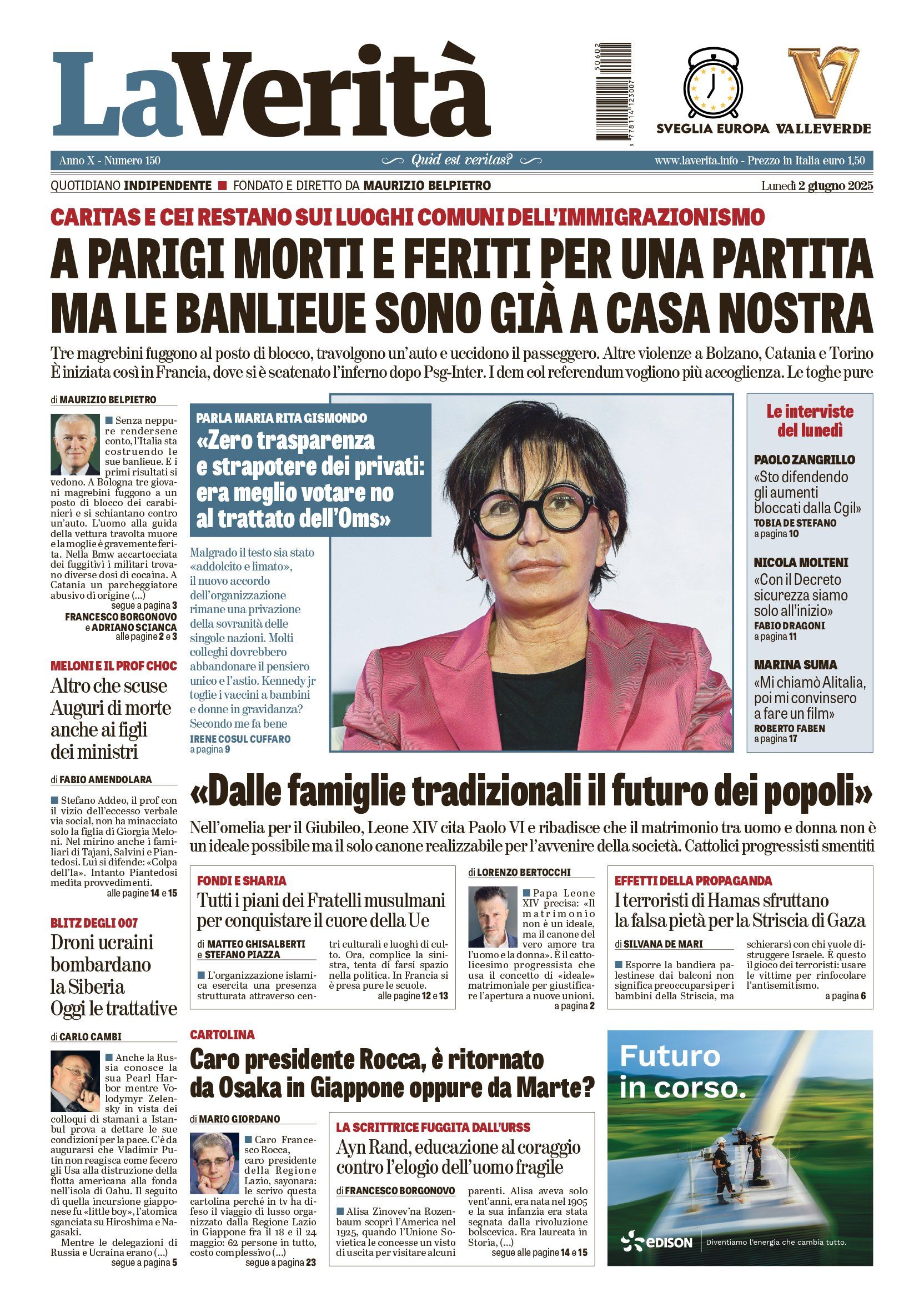 Oggi in edicola