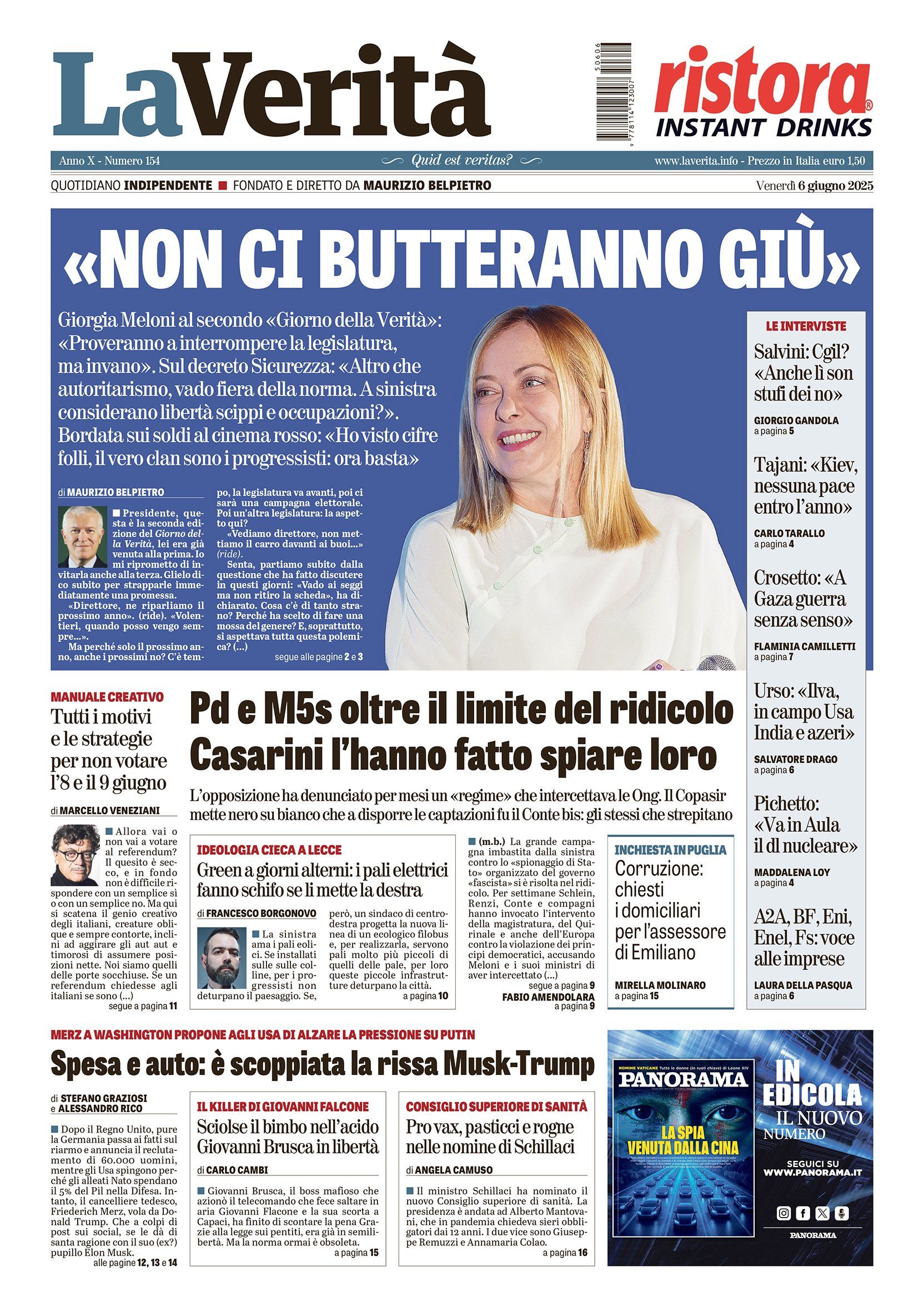 Oggi in edicola