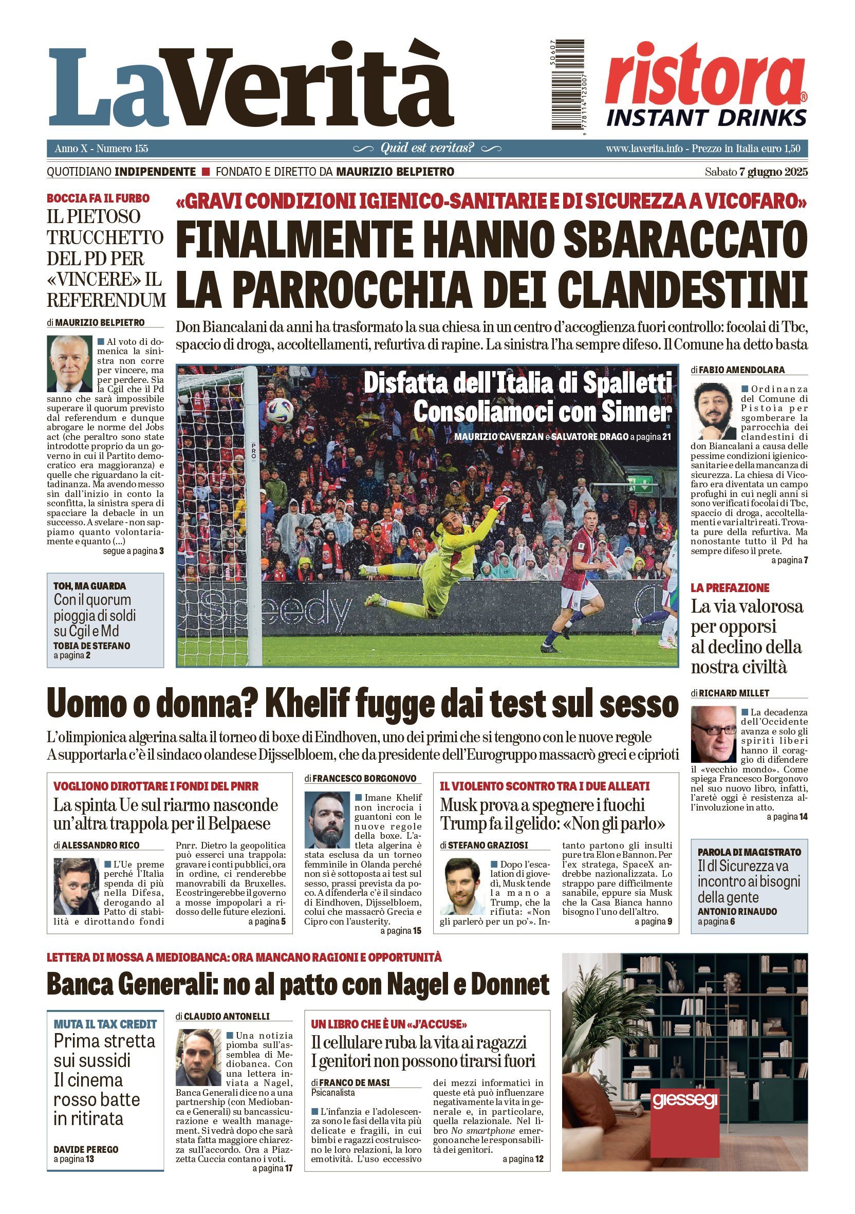 Oggi in edicola