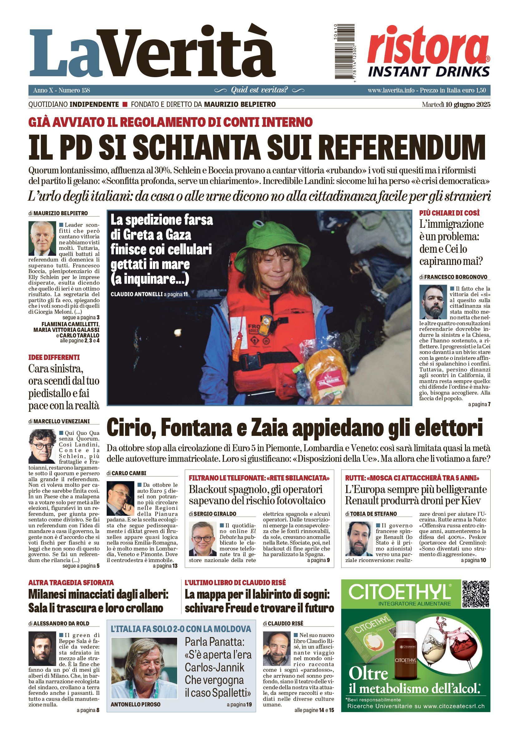 Oggi in edicola