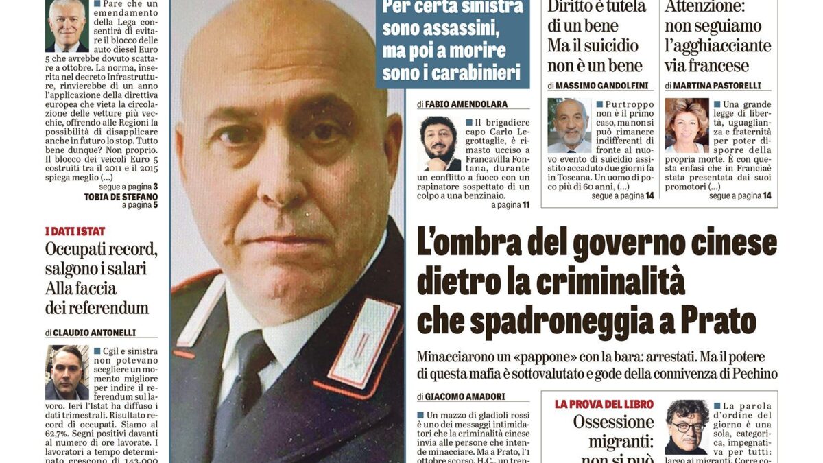 Oggi in edicola