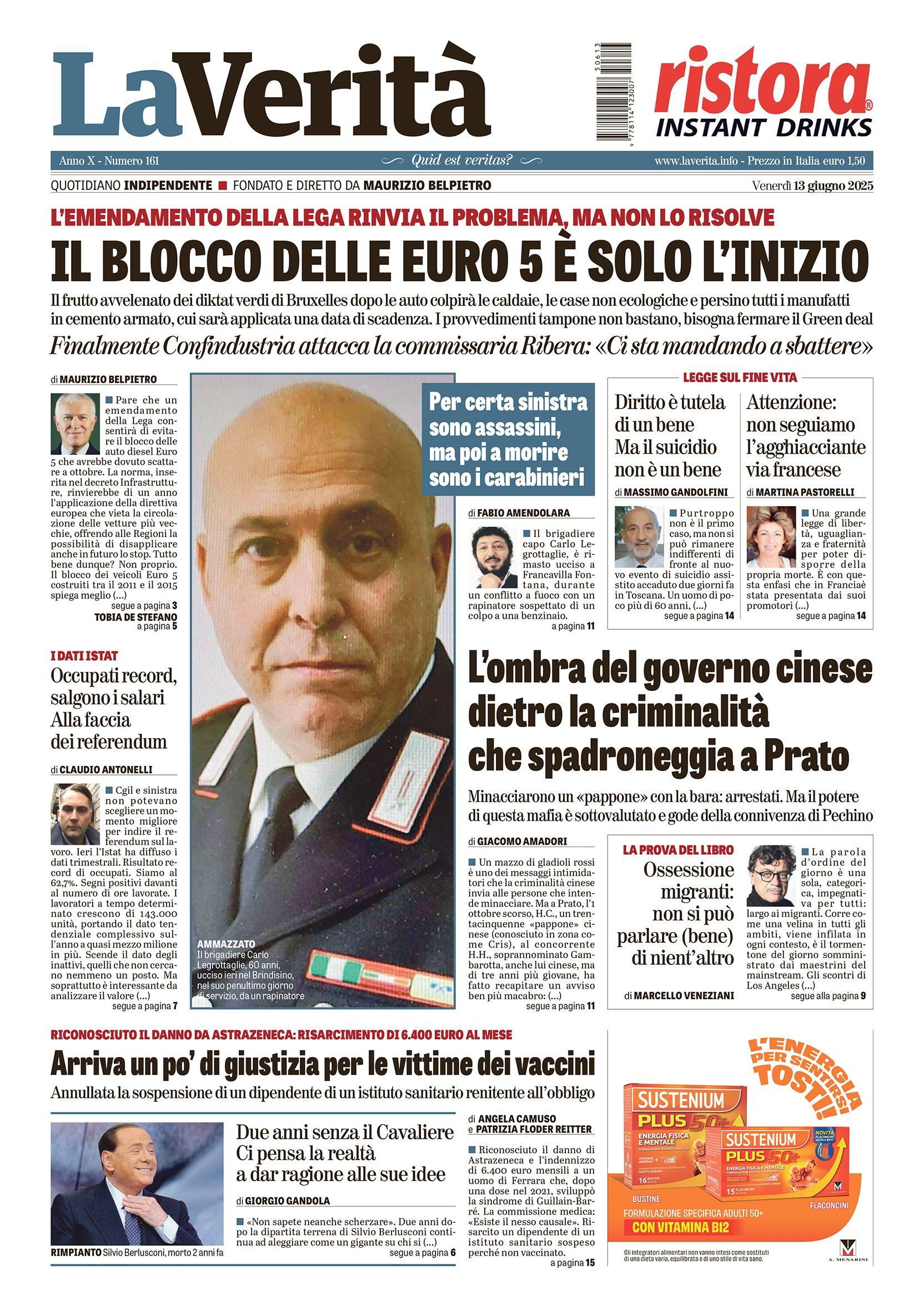 Oggi in edicola