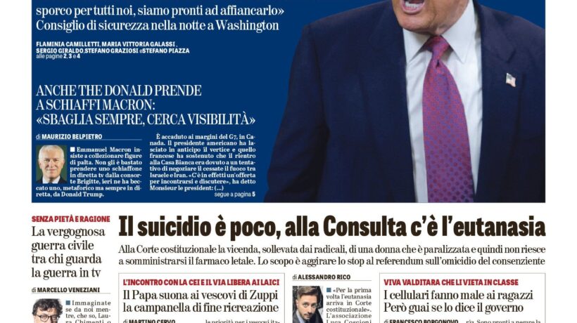 Oggi in edicola