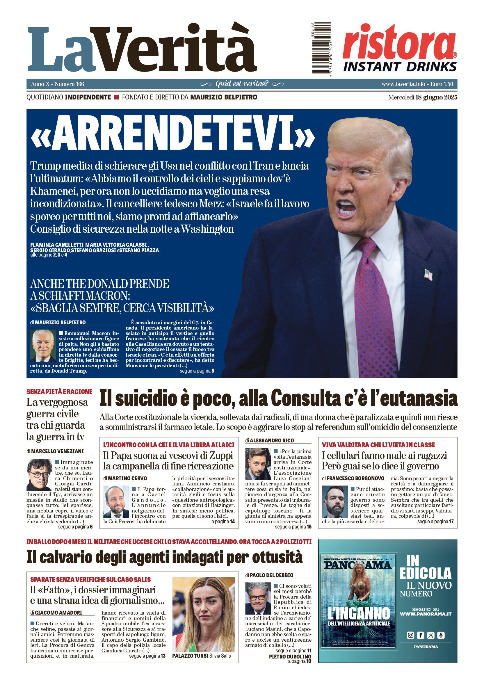 Oggi in edicola