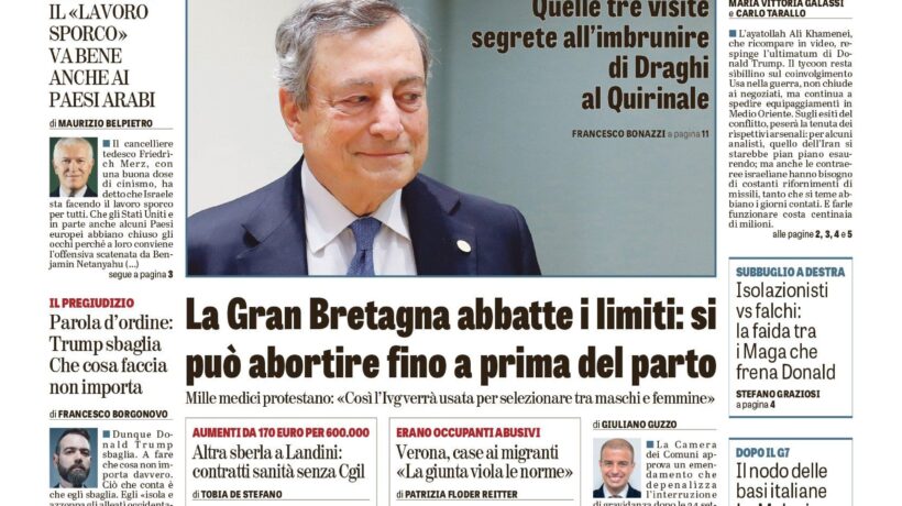 Oggi in edicola