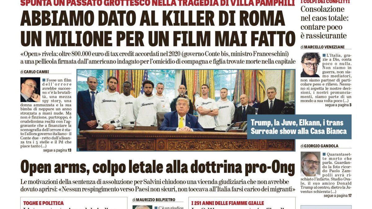 Oggi in edicola