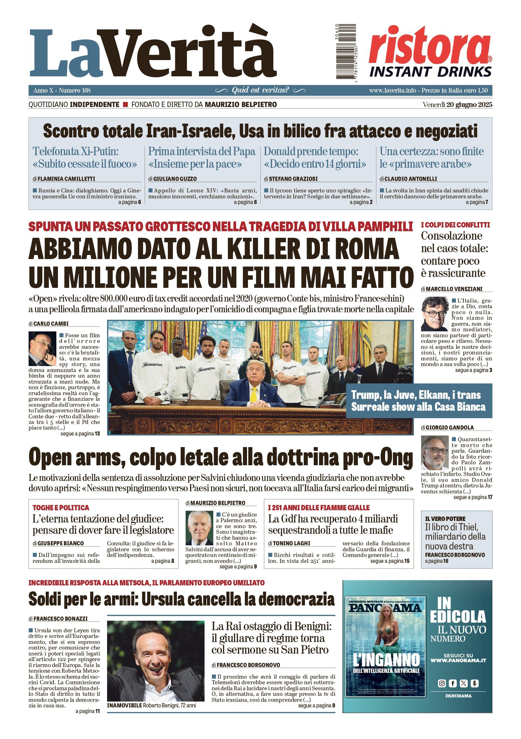 Oggi in edicola