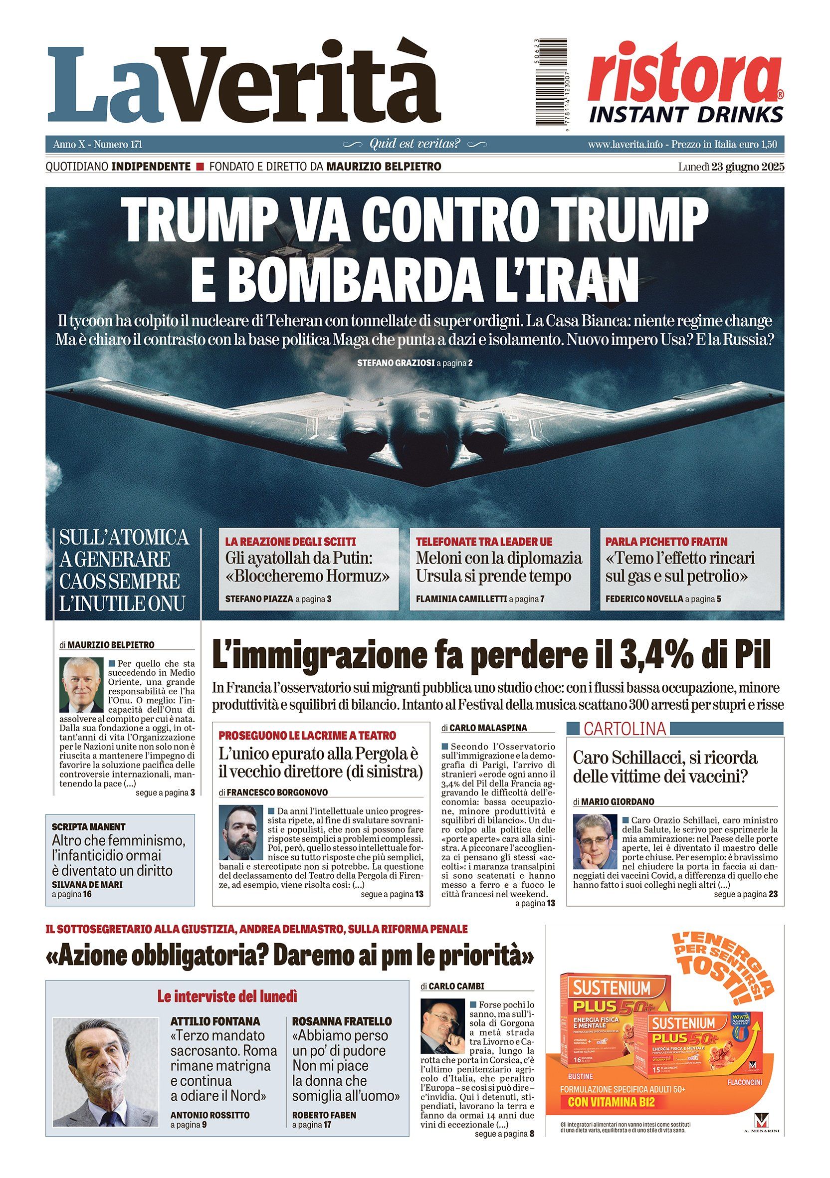 Oggi in edicola