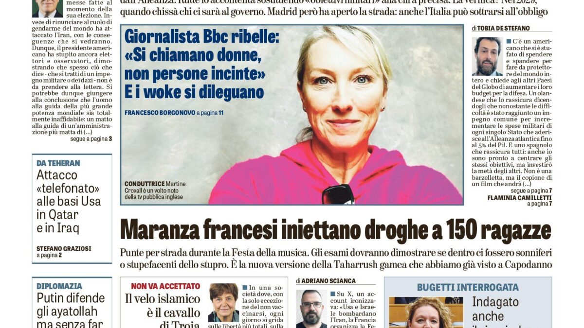 Oggi in edicola