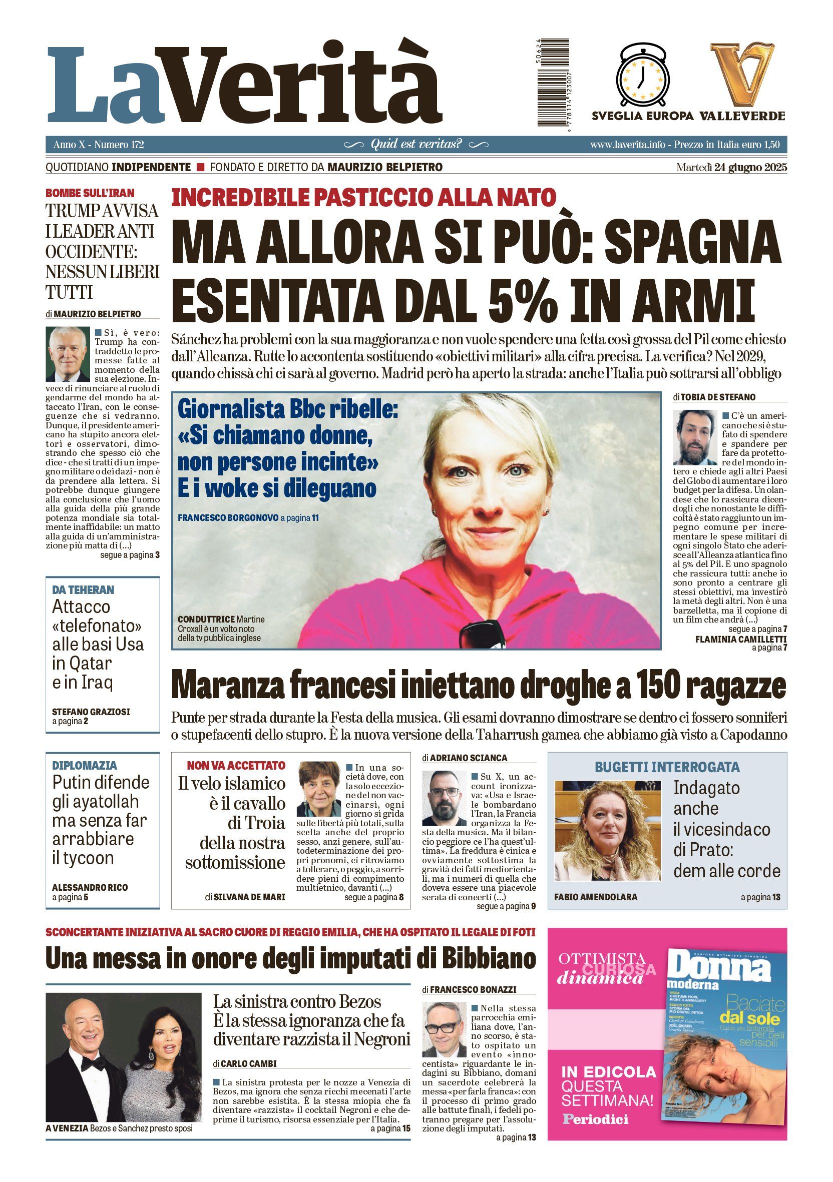Oggi in edicola