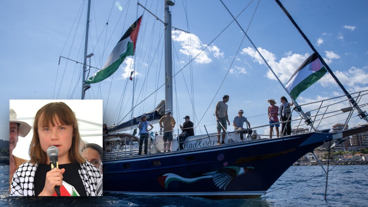 A Gaza Greta fa finta di essere l’ostaggio