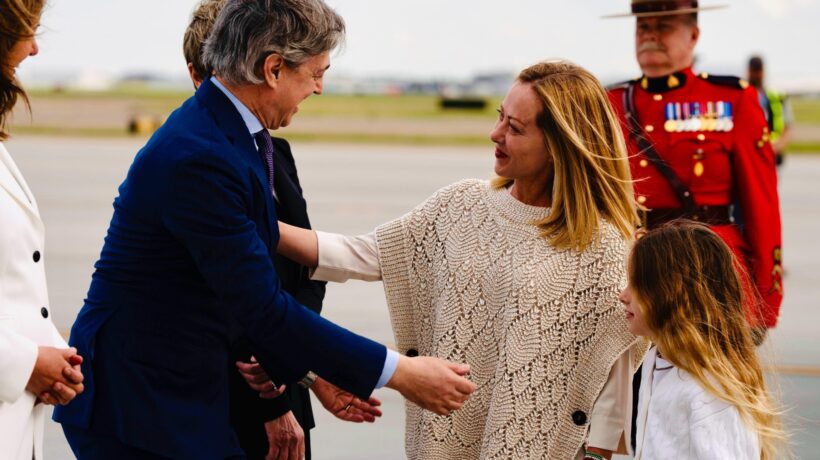 Al G7 Meloni cerca la de-escalation