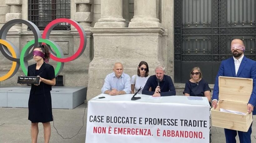 Milano, sciopero della fame per i rimasti senza casa