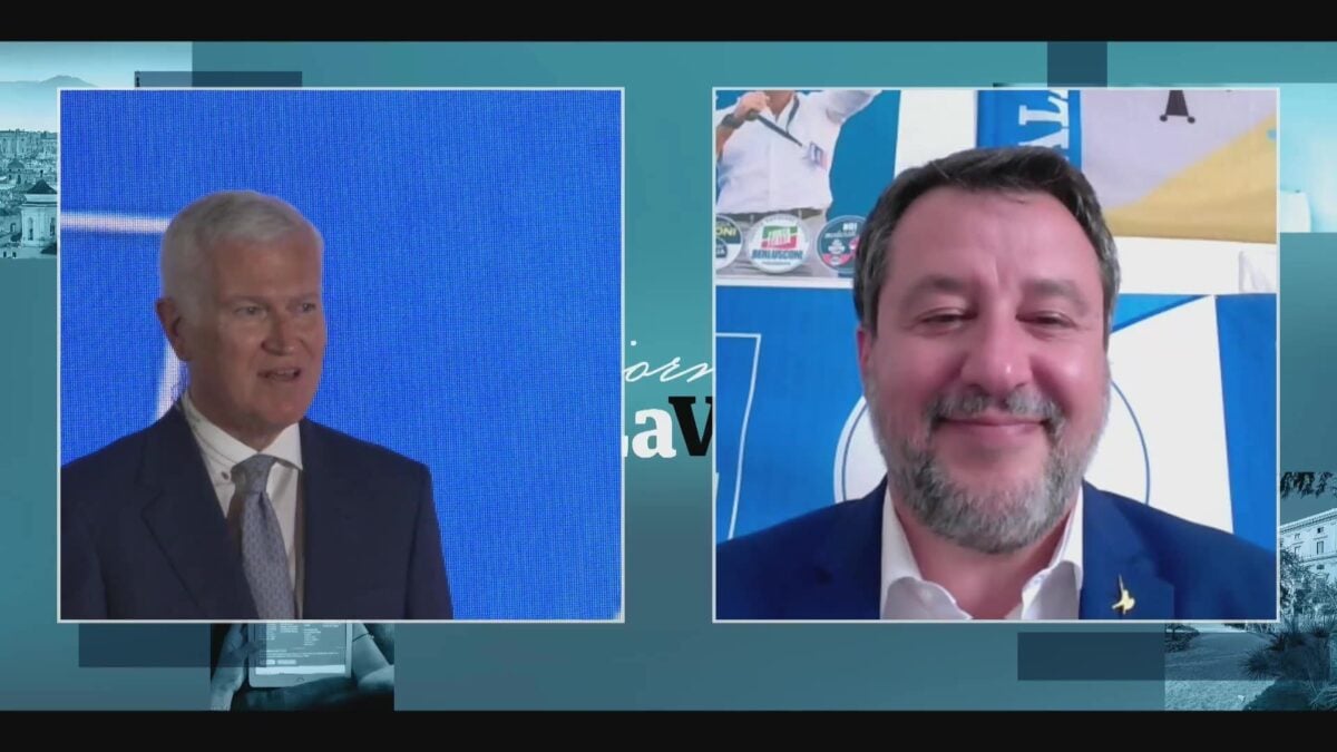 Salvini: «Ponte al via entro l’estate. Pure nella Cgil sono stanchi di Landini»