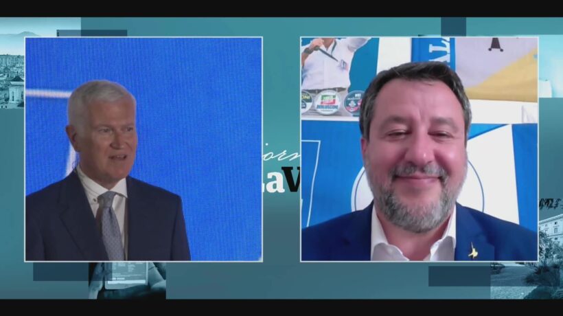Salvini: «Ponte al via entro l’estate. Pure nella Cgil sono stanchi di Landini»