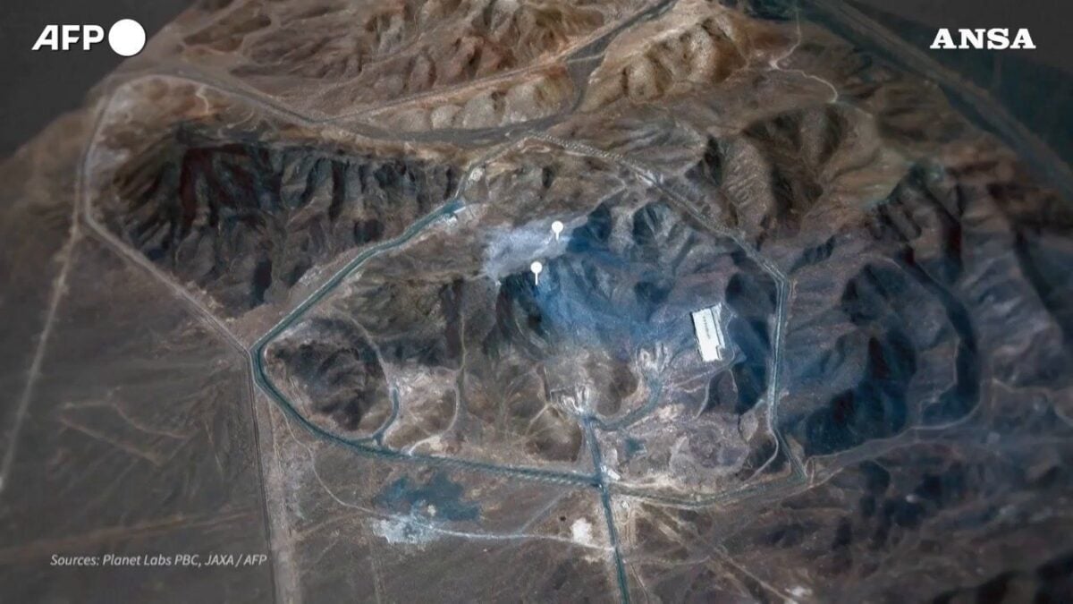 Il sito nucleare iraniano di Fordo dopo gli attacchi Usa