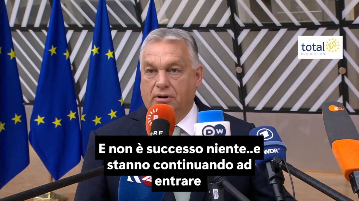 Migranti, Orbán: «Gli Stati dell’Ue devono ribellarsi. Politiche comunitarie inefficaci»
