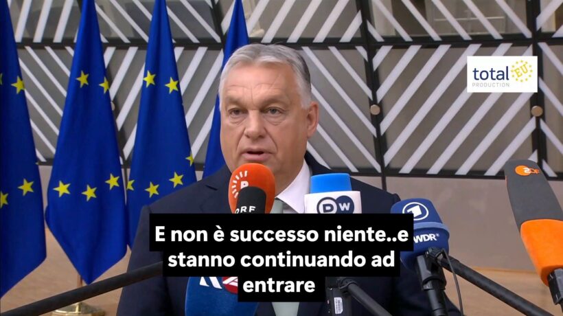Migranti, Orbán: «Gli Stati dell’Ue devono ribellarsi. Politiche comunitarie inefficaci»