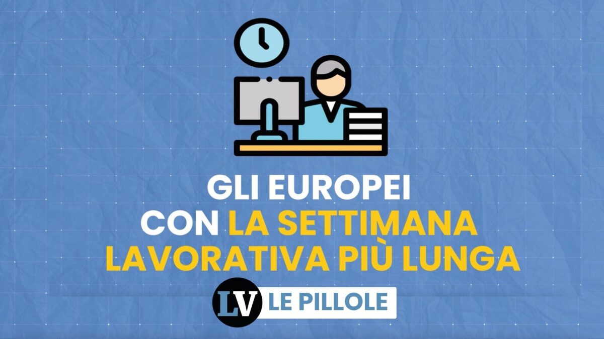 Gli europei con la settimana lavorativa più lunga