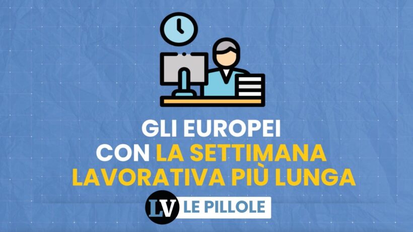 Gli europei con la settimana lavorativa più lunga